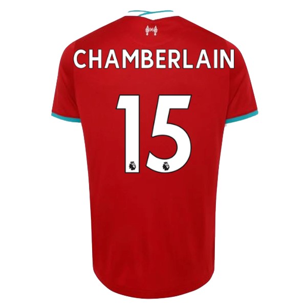 Camiseta Liverpool NO.15 Chamberlain 1ª 2020-2021 Rojo